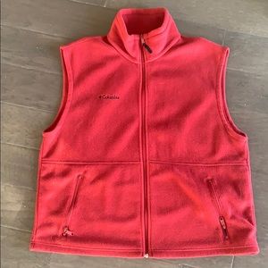 Men’s Columbia size XL red vest